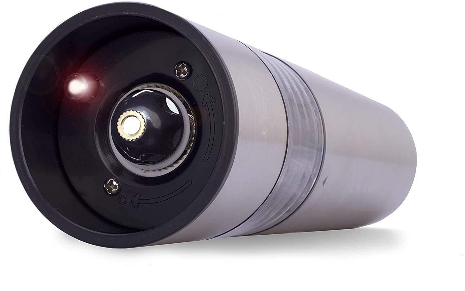 Macinasale o macinapepe Elettrico Automatico,Alimentato a Batteria con Luce LED in Basso