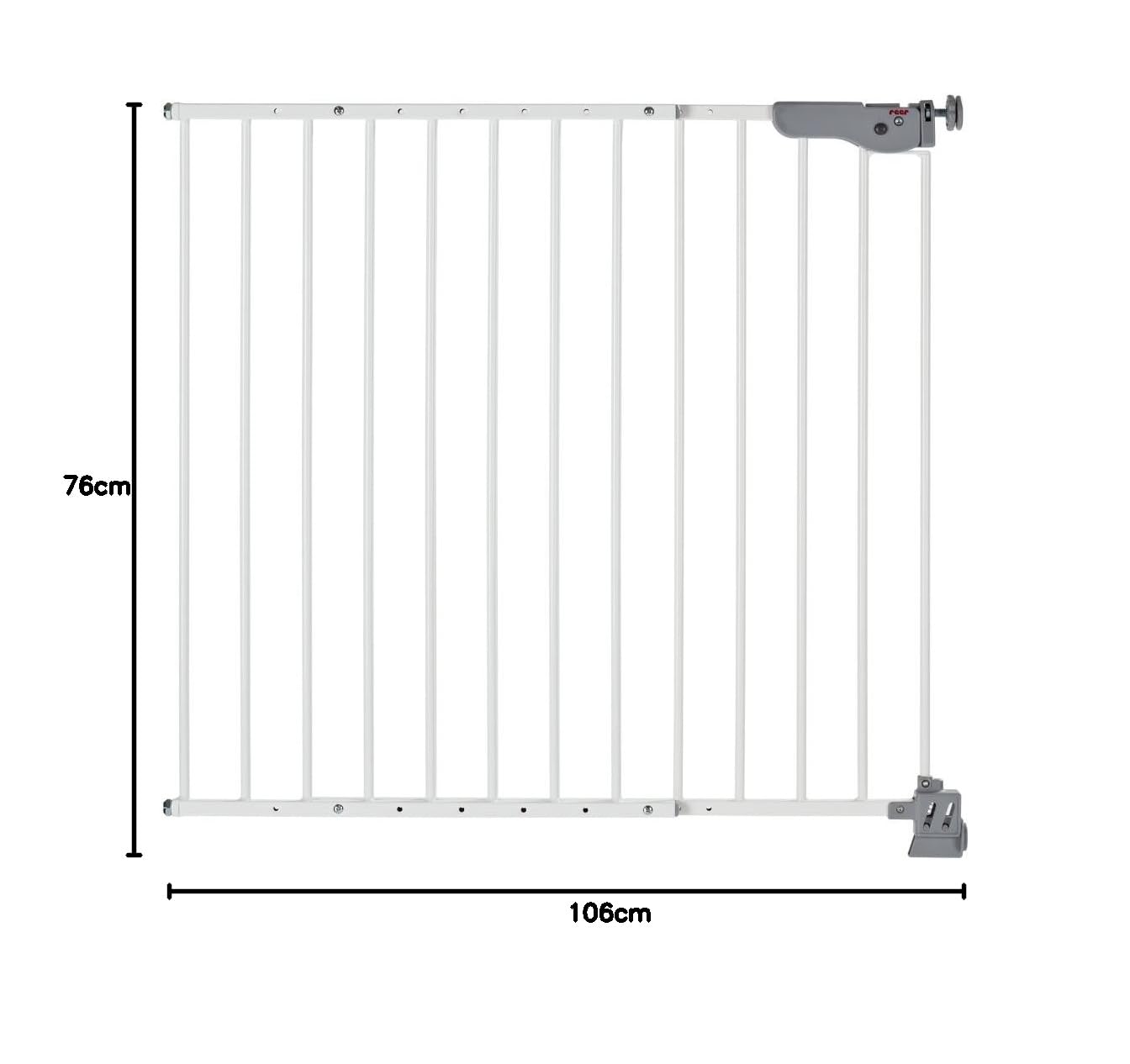 reer Kratka na drzwi i klatka schodowa Advanced do zaciskania i wkręcania, szerokość przejścia 77-110 cm.