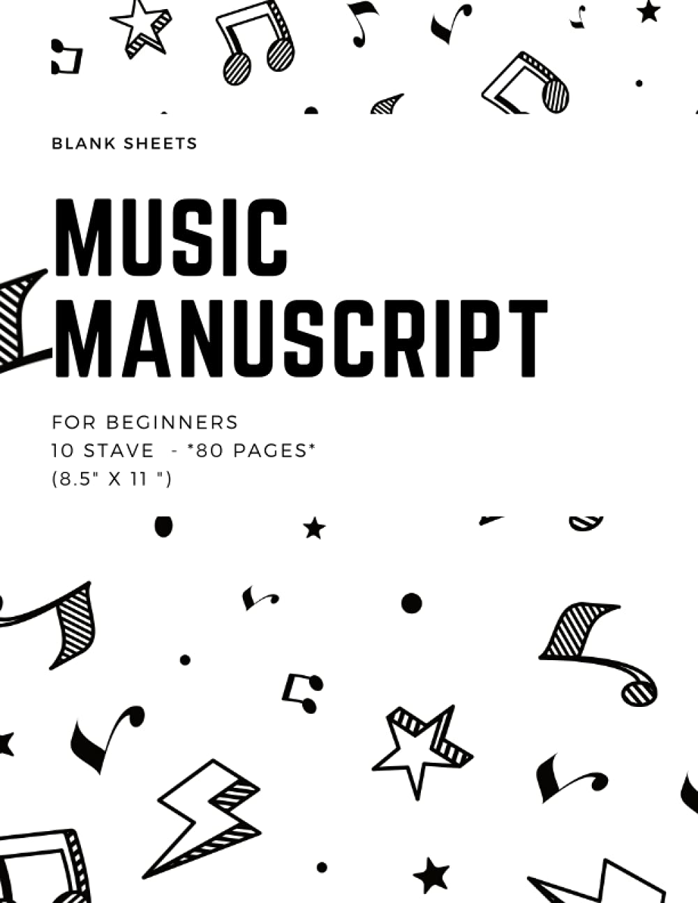 Music Manuscript: Music Manuscript-Blank Sheets