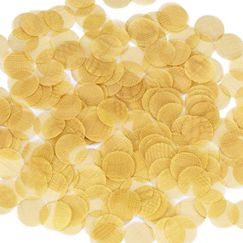 200 Pieces Brass Pipe Screens, 100% Brass Pipe Screens 0.75 Inch with Metal Storage Box (3/4 inch) - Image 6