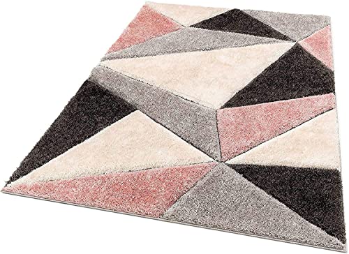 Image of Solid Fluffy Rugs and Carpet for Hall and Drawing Room 5x5 Square M-9