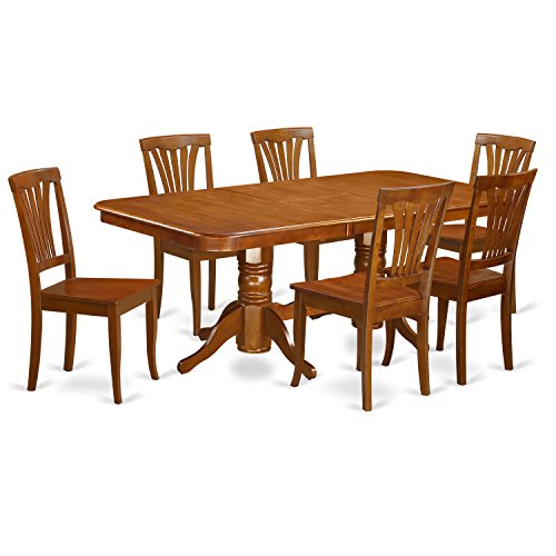 7 Pc formal Dining room set-Dining Table and 6 Kitchen Dining Chairs