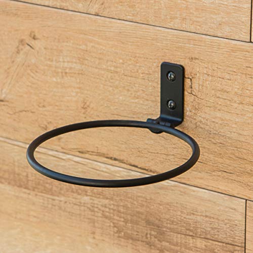 ORZ 6 Inch Wall Planter Holder, Set of 6 Pot Wall Mounted Metal Plant Hanger, Collapsible Bracket, Iron Black - Thumbnail 5
