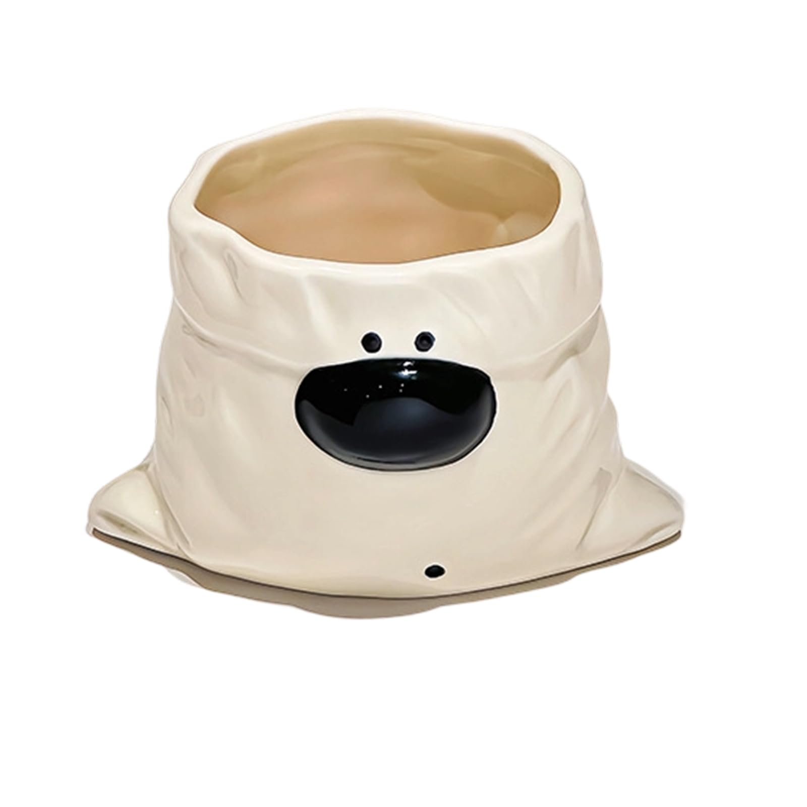 Large Capacity Ceramic Mugs Feature Funny Pouches Dog Pattern Elegant Drinking Cup Ideal for Hot and Cold Drink Ceramic Mugs