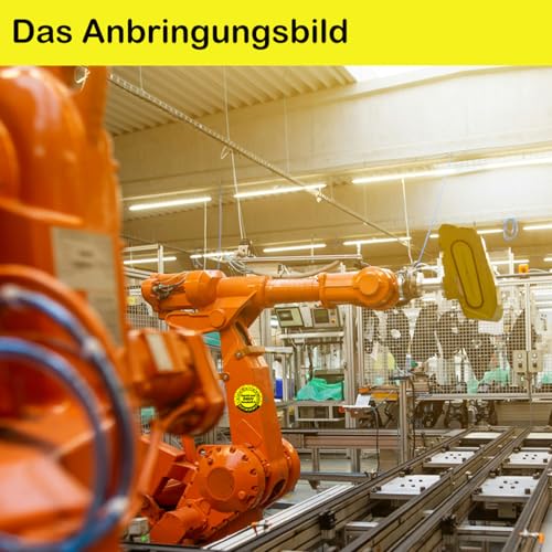 DGUV V3 Prüfplaketten Set mit Lochzange | 1000 Stück Ø30mm Gelb, Selbstklebend 2026-2031 + Handlocher 3mm (φ30mm,1000)