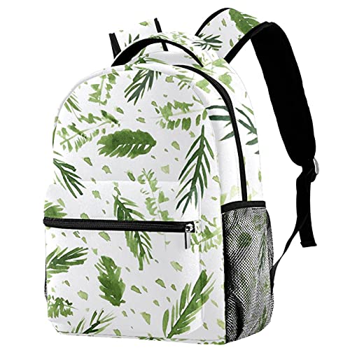 Sac à dos de voyage enfant avec porte-bouteille anti-fuite palmier