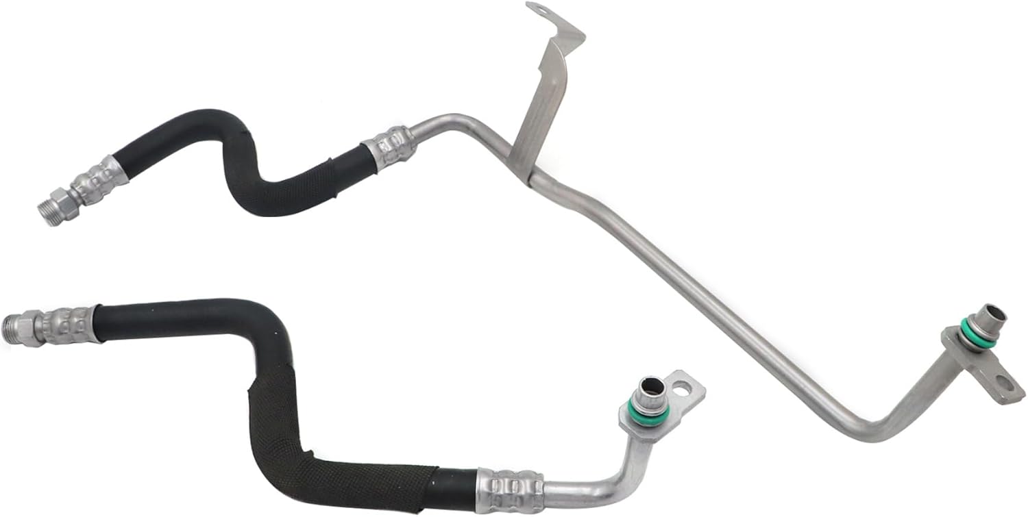 XQSMWF Transmission Oil Cooler Line Hose Assembly Compatible with Audi A4 B8 A5 1.8 2.0T 2009-2017# 8K0317825R 8K0317826R