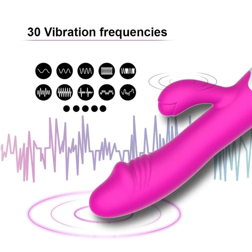Image of Holic Body Electric Massager for Pain Relief, Personal Body Massager, Stress Relaxation Waterproof, Flexible, Medical Grade Silicone, 30 Speeds