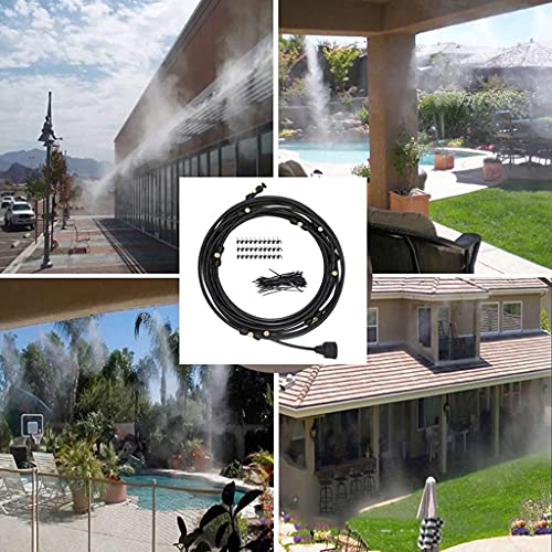 Qffl Misting Cooling System, Automatic Plant Watering Sprinkler, Outdoor Spray Device, For Patio Garden Greenhouse Umbrellas Trampoline (Size : 59Ft) #TOP1