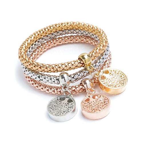 Review de Mujer arbol tabla con los diez mejores. 31 4 Piezas Pulseras Mujer, Pulseras para Mujer Arbol de La Vidae Acero Inoxidable,Joyería para Mujer, Regalos para Mujer Mamá Novia Esposa Cumpleaños
