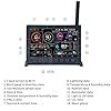 ECOWITT HP2561 WIFI Estación meteorológica, 7 en 1 jardín Sensor inalámbrico al aire libre WS69 con energía solar + 7 pulgadas de interior TFT color Pantalla incorporada 3 en 1 Sensores para la casa #3