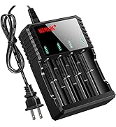 18650 Battery Charger Universal Smart 18650 Charger with LED Indicator for 3.7V Lithium ion Batte...