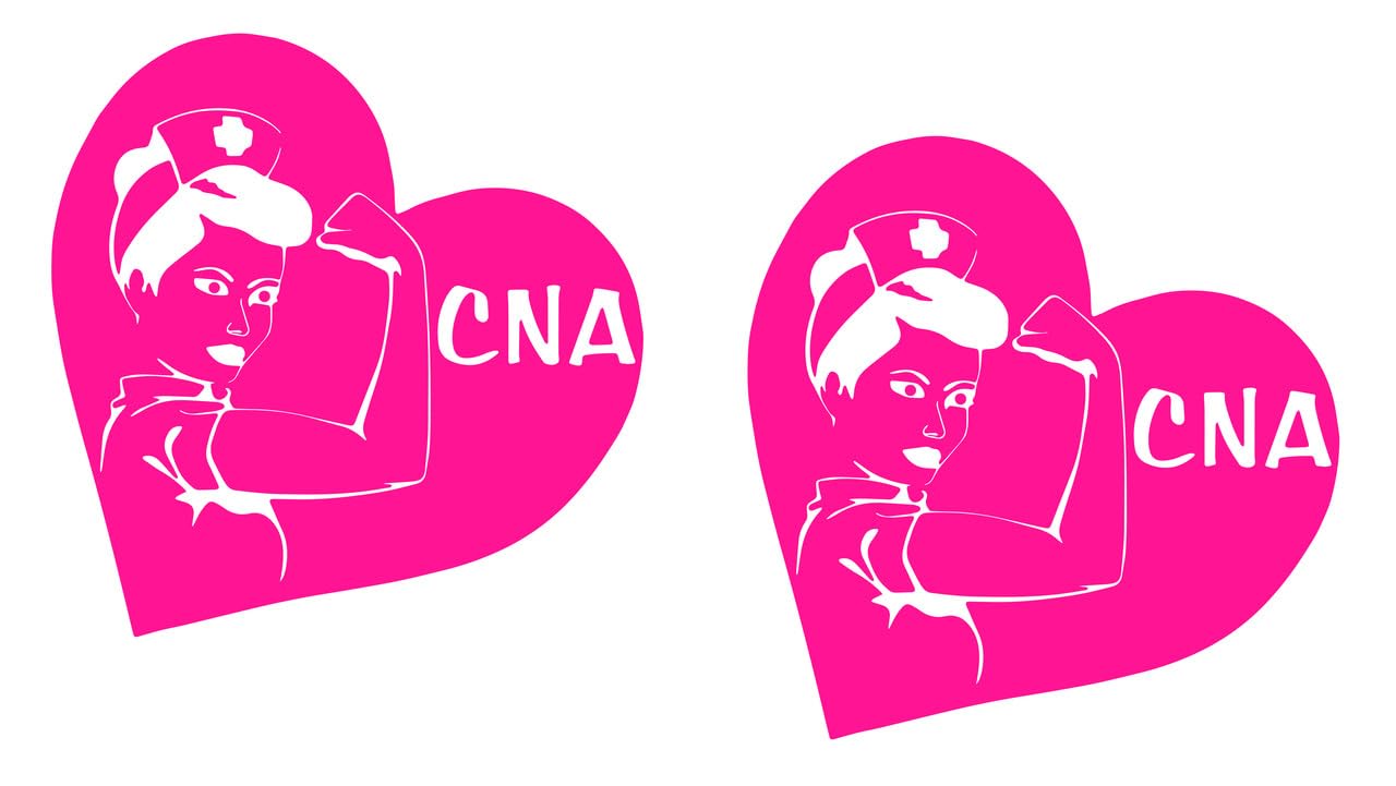 Amazon.com - 2 Pack - CNA - Certified Nursing Assistant | Car