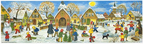 Télécharger Grand Calendrier de l'Avent 24 portes panoramique 213 x 650 mm – Richard Sellmer Verlag RS 78 Gratuit