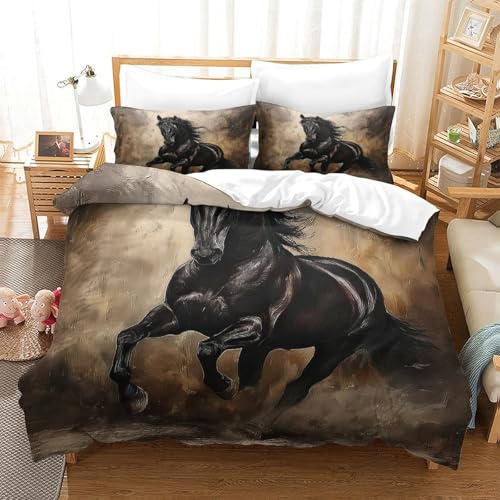 Parure de lit microfibre 220x240cm king de qualité supérieure imprimé vélo 3D - 3