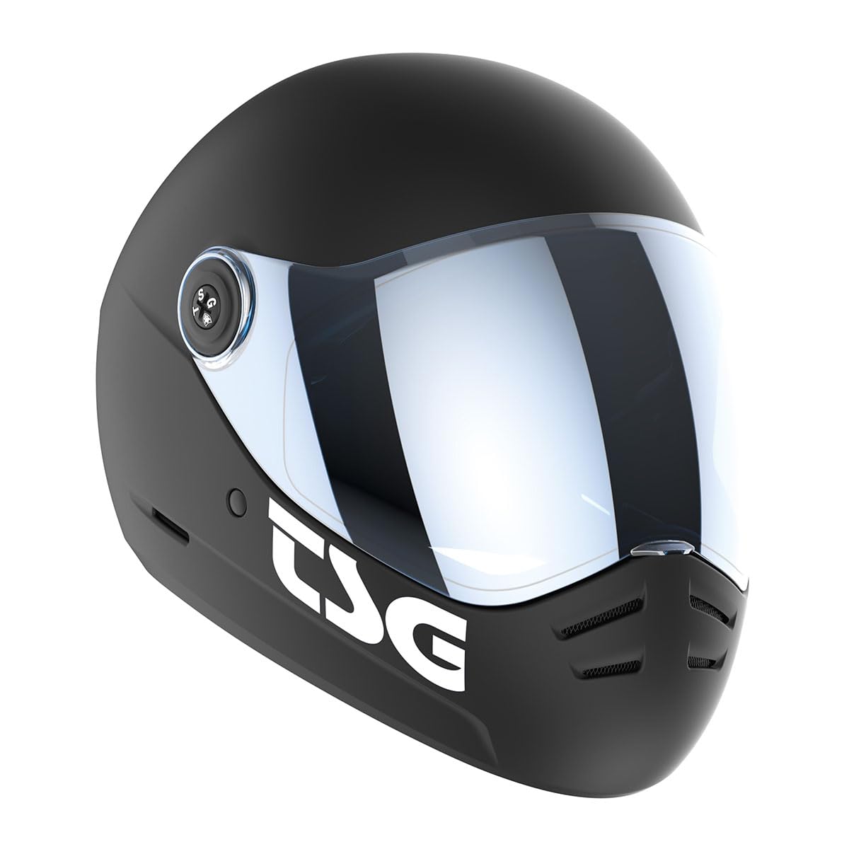 TSGPass 2.0 Full-face Premium Helmet w/Two Visors | Downhill Skateboarding, E-Skating, E-Onewheeling, Longboarding | Nose Ports, Air Flow Channels, Ear Slots, Adjustable Cheek Pads | ABS Hardshell