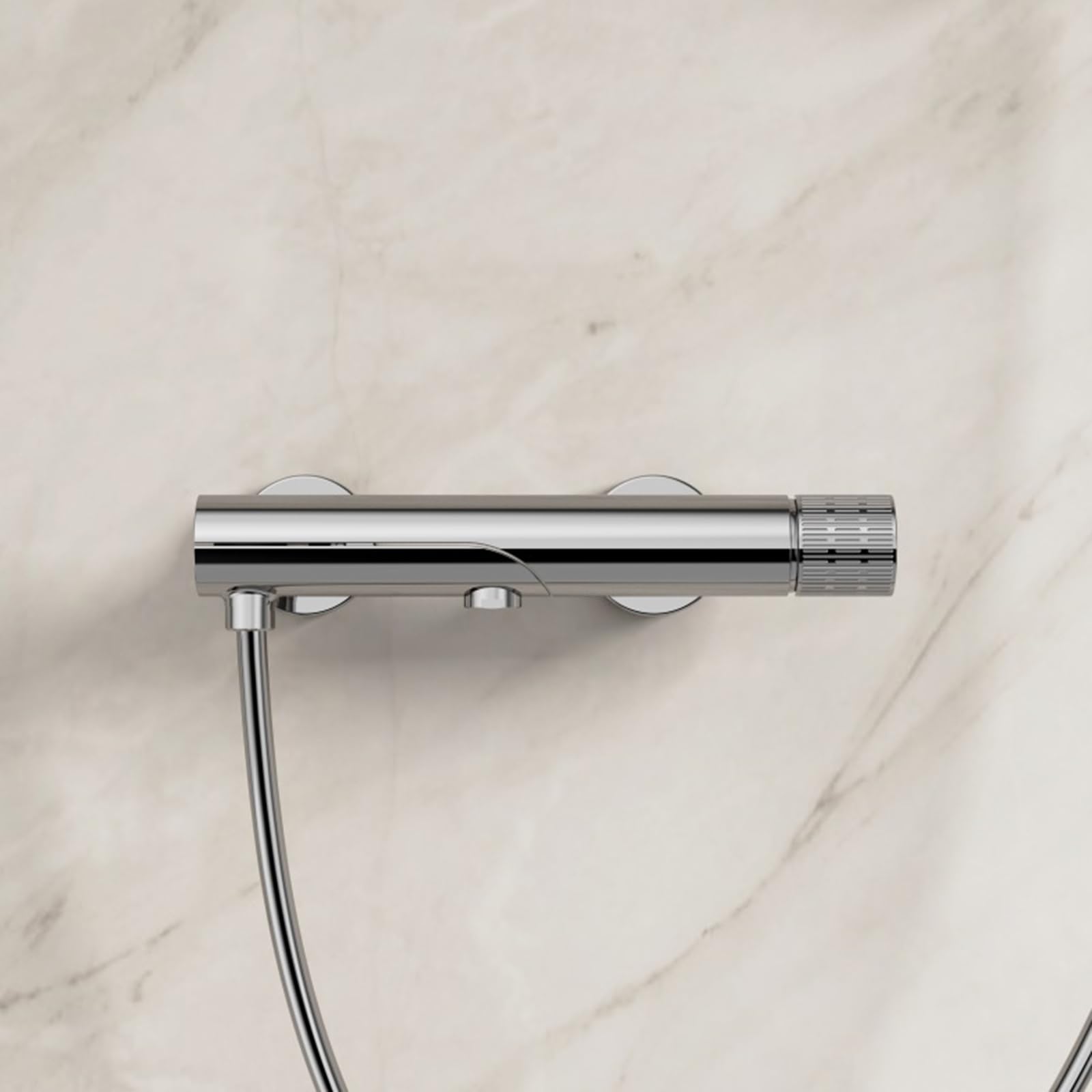XJTNLB Grifo de Bañera con Barra de Ducha Grifo Ducha Pared Cromado Grifería Monomando de Bañera y Ducha Hecha de Latón