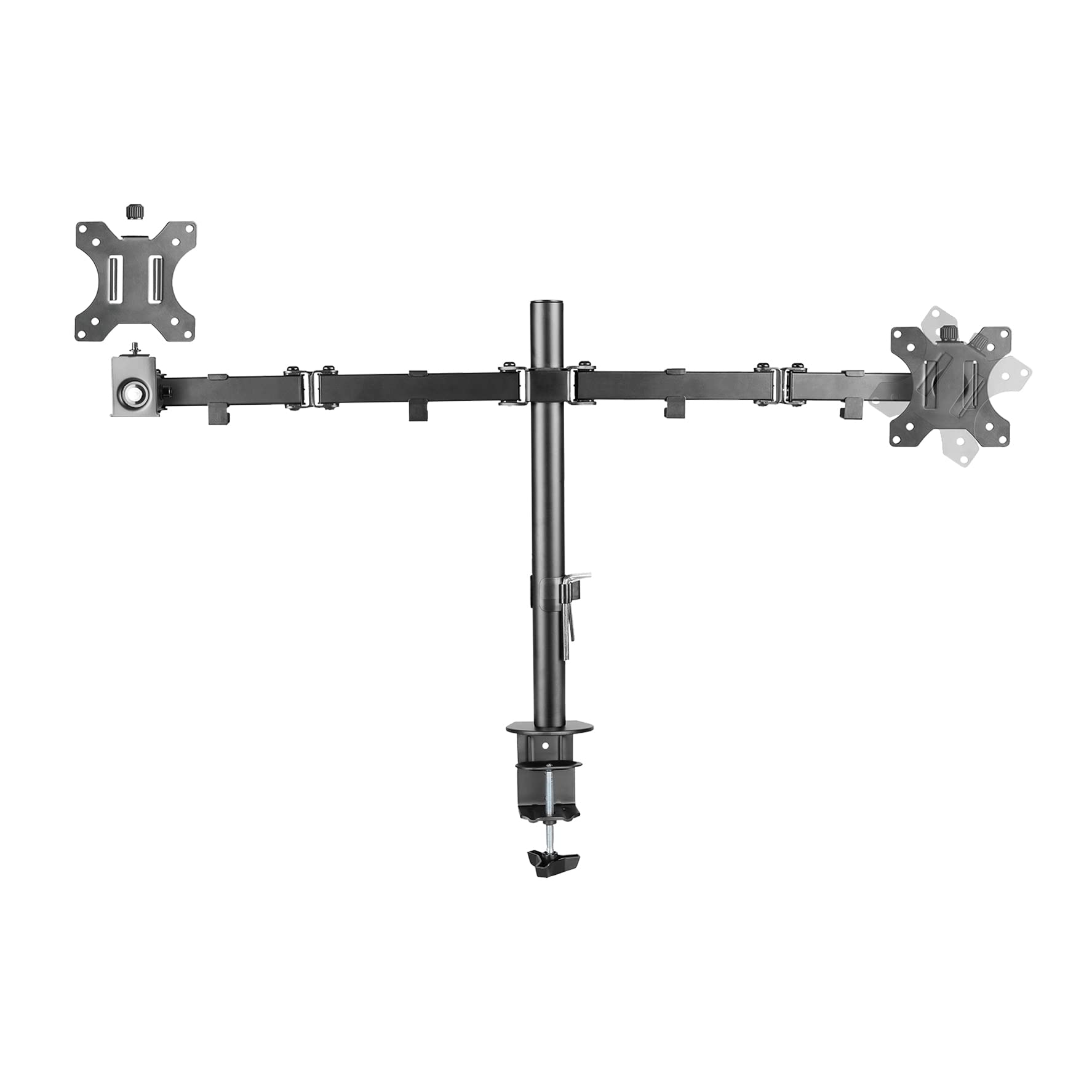 NewStar FPMA-D550DBLACK Supporto da tavolo per monitor nero doppio 16kg