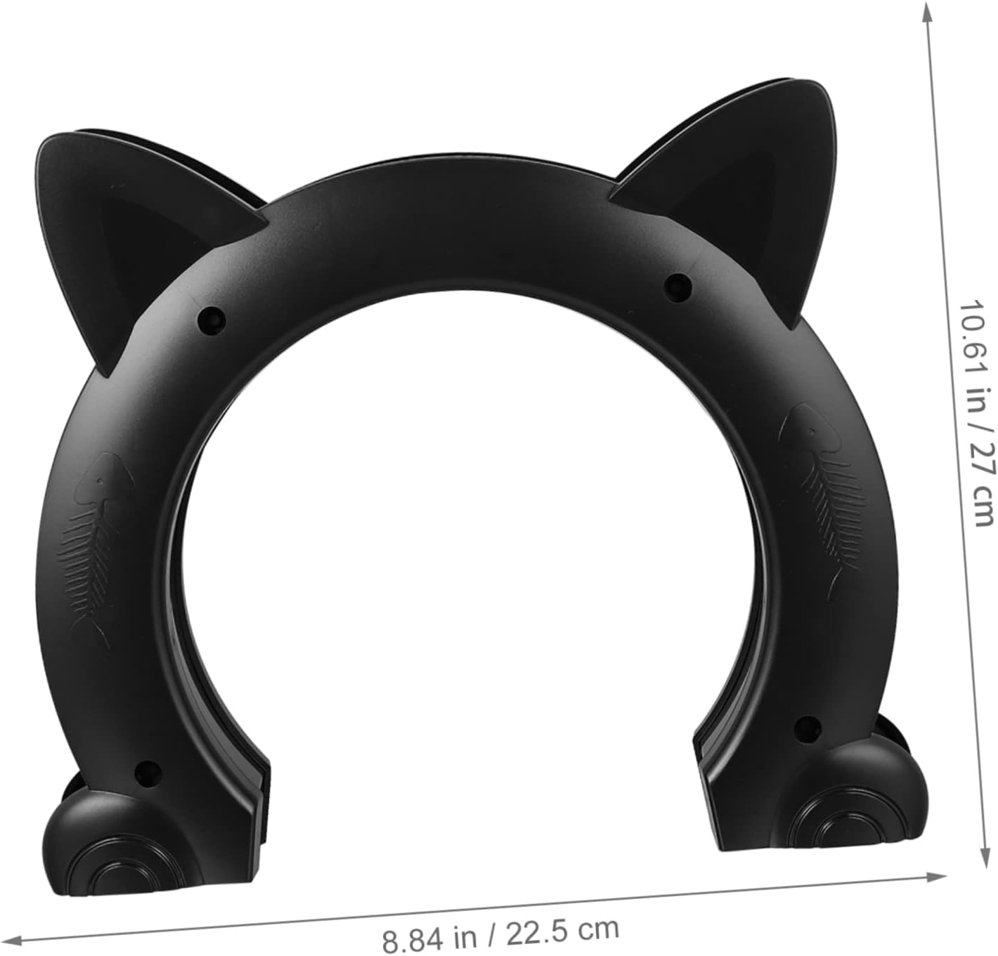 Mikikit Cat Interior Door for Easy Pet Access Safe and Lightweight Cat Portal Pet Pass Door for Indoor Use Installation