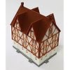 Outland Models Train Railway Layout Half Timbered House (Medium) Z Scale 1:220