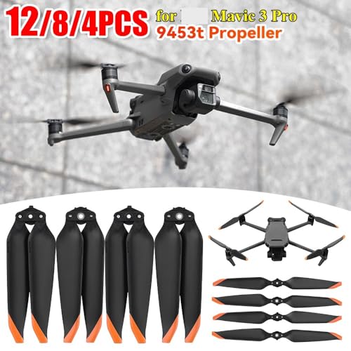 Hélices pliables 9453T pour drones de la série 3 - Lot de 8 pièces légères - 2