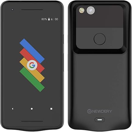 adorehouse Funda Bateria para Google Pixel 2, Ultra Ligero 4700mAh Power Bank Externa Recargable Cargador Portatil Protector Carcasa Ultra Alta Capacidad Funda(Negro) adorehouse Funda Bateria para Google Pixel 2, Ultra Ligero 4700mAh Power Bank Externa Recargable Cargador Portatil Protector Carcasa Ultra Alta Capacidad Funda(Negro)
