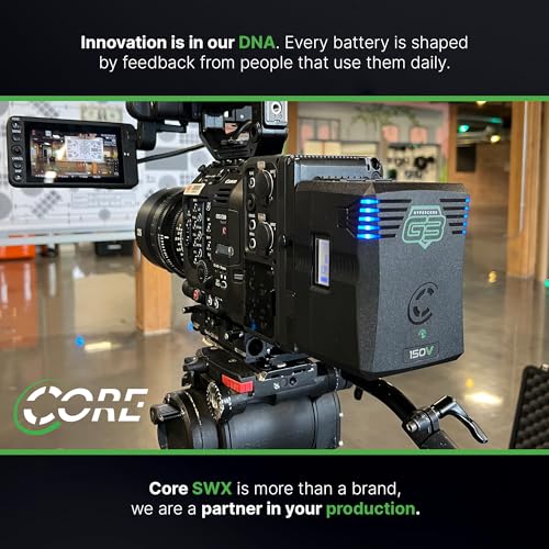 Image of Core HyperCore G3 150 V-Mount Smart Battery Pack - 158Wh, 20A Draw, USB-C PD Input /Output, 145W /45W Power Ports, Compact & Lightweight - Ideal for High-Power Video Equipment (V-Mount)