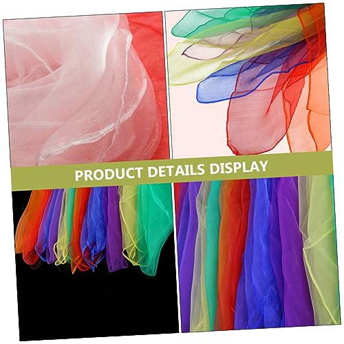 18pcs Dance Scarves for Performance Lightweight and Easy to Clean Random Colors for Juggling and Dance Props for Boys and Girls Activities and Shows3
