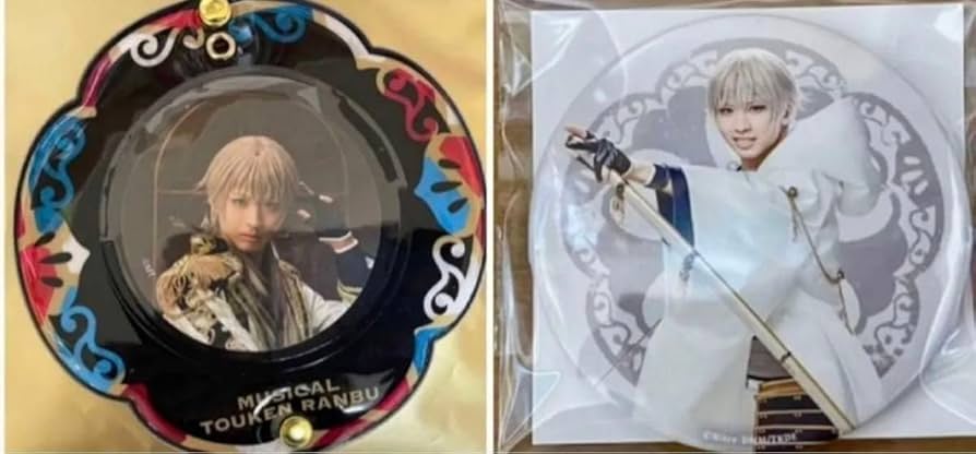 刀ミュ 鶴丸国永 缶バッジ 岡宮来夢