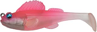 Megabass 37322 Worm Dark Sleeper, 3.8 Inches, 3/4 oz, Clear Pink