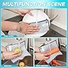 UAFAP 12 PCS Non Scratch Wire Dishcloth, Cleans Fast Without Scratching, Stands Up to Stuck-on Grime, Multi-Surface Safe, Wire Dishwashing Rag Cleaning Power for Everyday Jobs 7.87“ x 7.87” #5