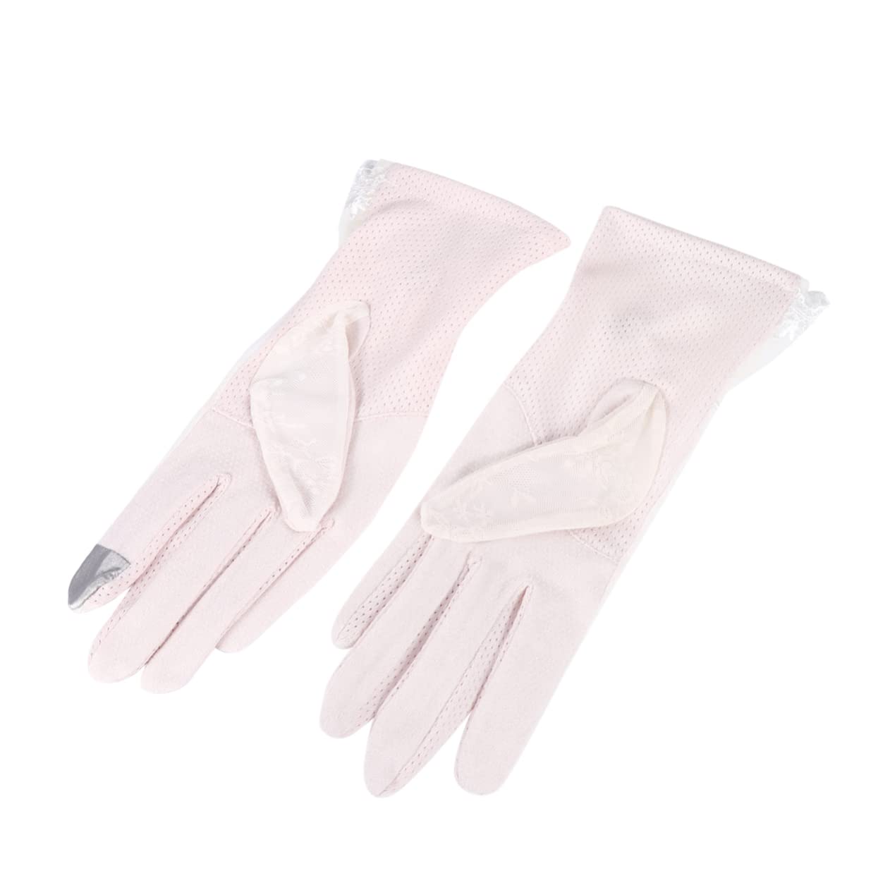 Toddmomy Elastic Cycling Gloves Ice Silk Cooling Hand Sleeves Uv Protection Non-Slip for Outdoor Sports