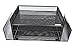 EasyPAG Mesh Desk Organizer Tray 4 Horizontal File Holder and 2 Upright Mail Sorter, Black