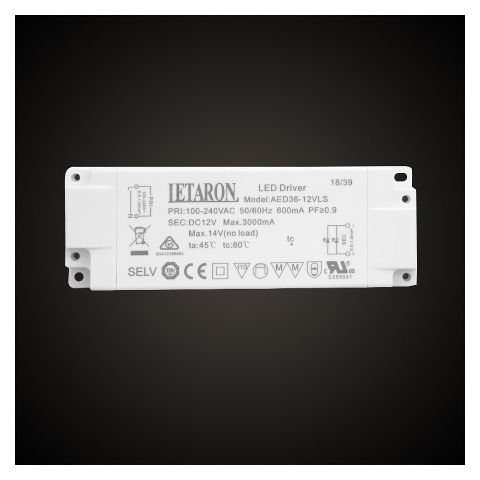 Amazon.com: PXNQMTJM 2pcs 36W12V Constant Voltage Driver Power