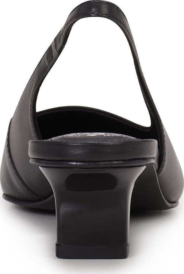 Vince Camuto Women's Pilar Slingback Kitten Heel Pump, Black, 5 by Vince Camuto - Used condition - Image 3