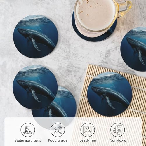 Dessous de verre baleine pour une décoration de table de mariage