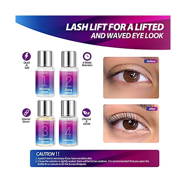 GAQQI-Lash-Lift-and-Tint-Kit-2-in-1-Eyelash-Perm-Kit-and-Black-Tint-Dye-Kit-72PC-Semi-Permanent-Curling-Set-for-Professional-Salon-Use GAQQI Lash Lift and Tint Kit, 2 in 1 Eyelash Perm Kit and Black Tint Dye Kit, 72PC Semi Permanent Curling Set for…