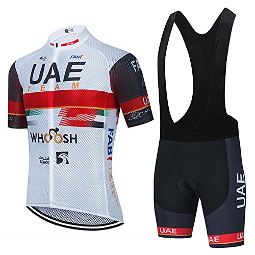 AKAPF Maillot de Cyclisme Manches Courtes Homme avec Cuissard à Bretelle 3D Gel Rembourré,Cuissard VTT Courtes Respirant Vêtements de Cyclisme Short à Bretelle Cover
