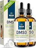 DMSO 2x 100 ml 99,9% Reinheit Pharmazeutische Qualität - in Braunglasflasche
