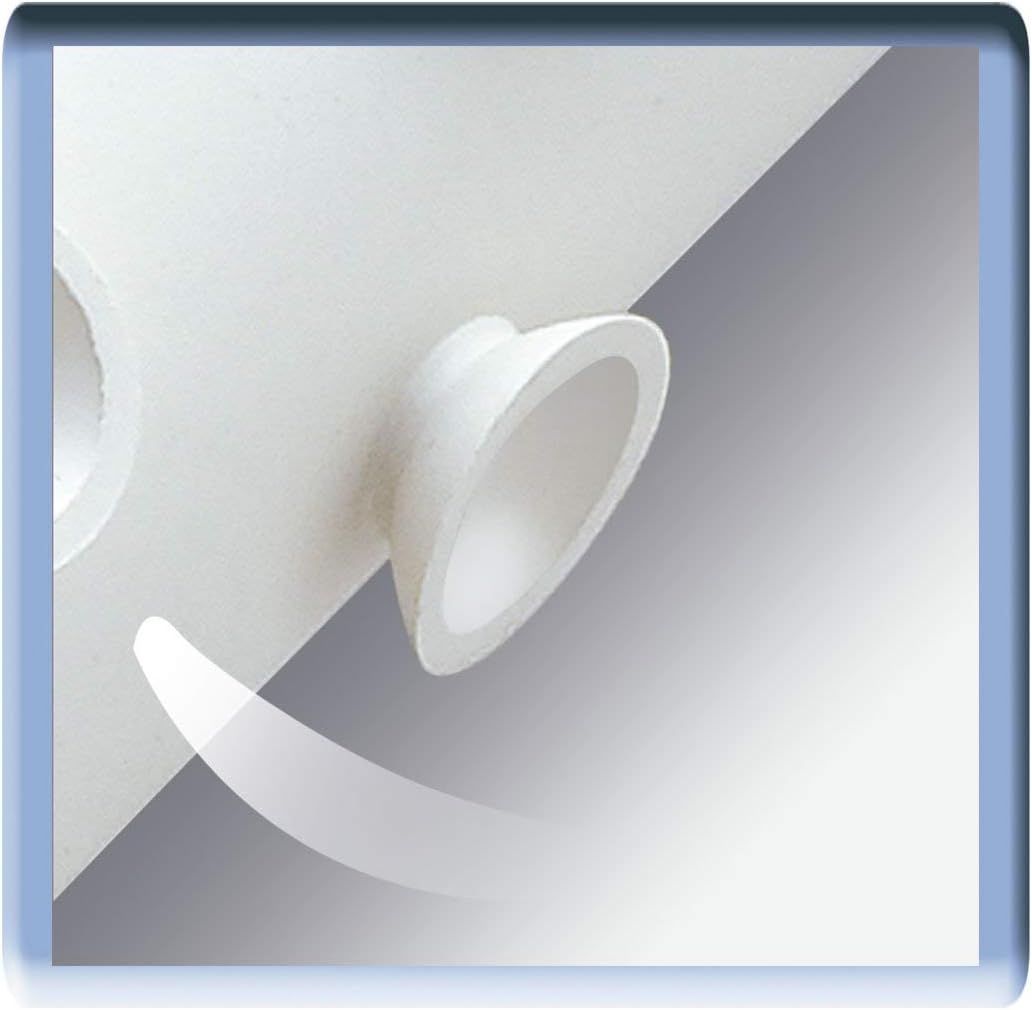 Rayen Bath Massage Mat, Natural Rubber, White, 35 x 65 cm