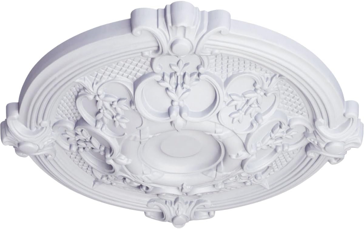 17 3/8"OD x 1 3/4"P Hamilton Ceiling Medallion (Fits Canopies up to 3 3/4")