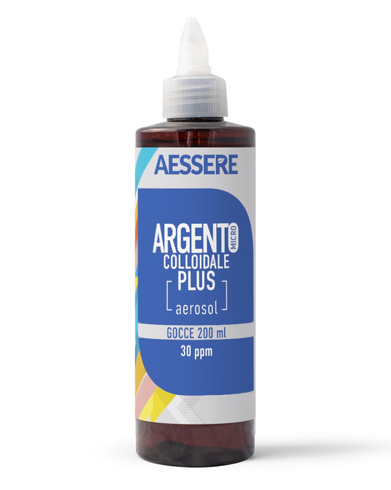 Aessere Argento Colloidale Plus Gocce - 30 PPM, 200 ml