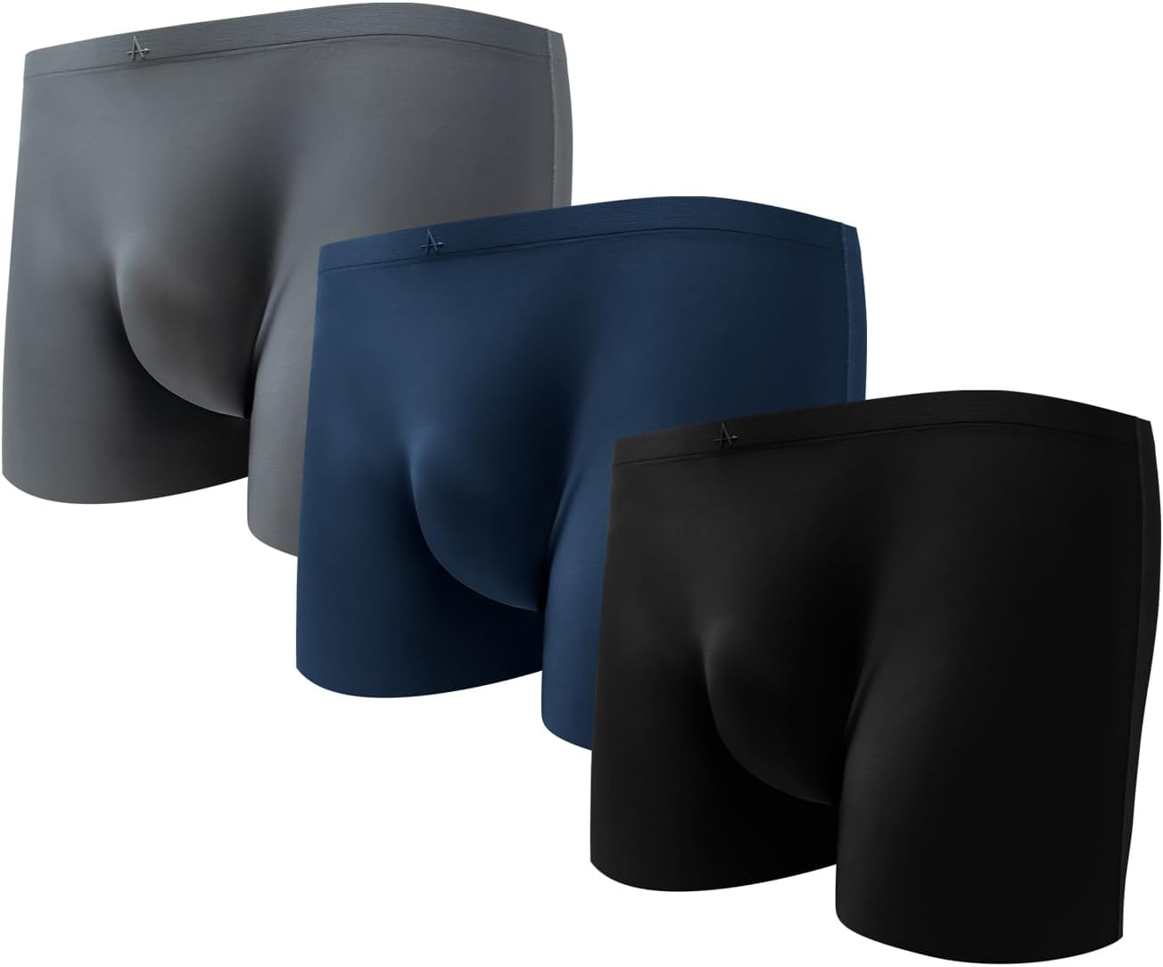 ARES Men’s Himalayan Underwear Boxer Briefs - Cooling, Breathable, Ultra Soft Stretch Fit, Lightweight, 3Pack Multicolor