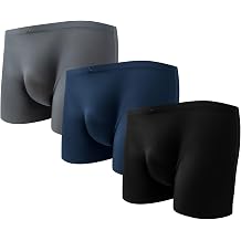 ARES Essentials Mens Boxer Briefs 3 Pack - Cooling, Breathable Ultra Soft Stretch Performance Athletic Boxer Briefs