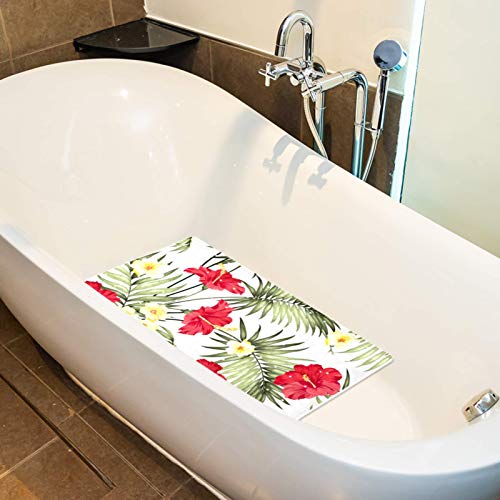 Tapis de bain antidérapant jungle 71x40 cm avec ventouses