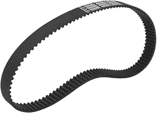 5M55015 Scooter Drive Belt, 1Pcs Rubber Timing Belt Wear Resistant NonSlip Synchronous Belt Loop Timing Belt Pulleys Scooter Parts for Electric Scooter Black