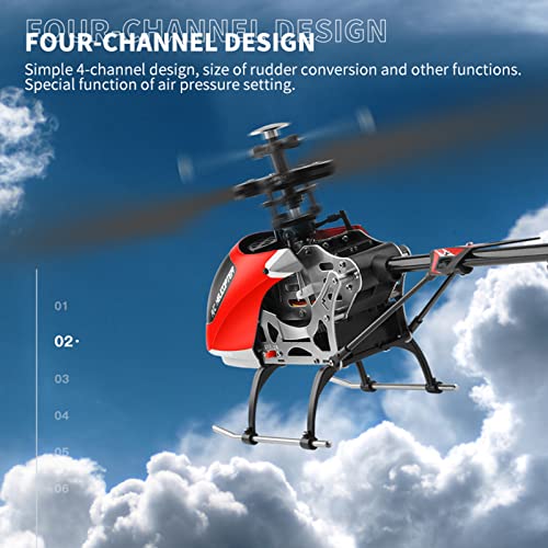 Goolrc Rc Helicopter, Wltoys V912-A Remote Control Helicopter, 2.4Ghz 4 Channel Rc Aircraft With Altitude Hold, One Key Take Off And Land For Kids And Adults #TOP2