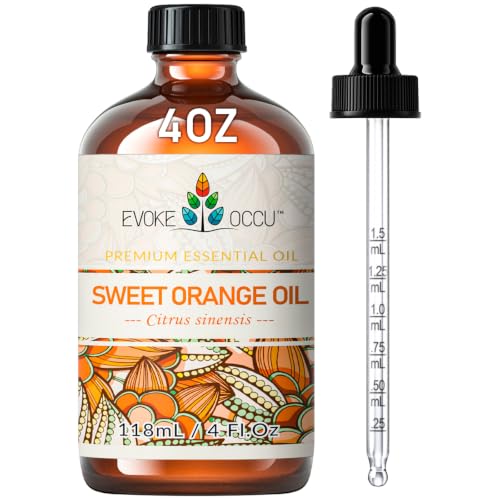 EVOKE OCCU Orange Essential Oil for Diffusers & Skin Care