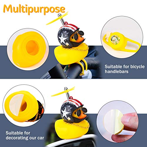 image for wonuu Rubber Duck Car Ornaments Yellow Duck Car Dashboard Decorations 