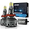 KOYOSO H11 LED Lampadine per Auto, 90W 16000LM LED Fari per Faro Lenticolare, 6500K Bianco 12V